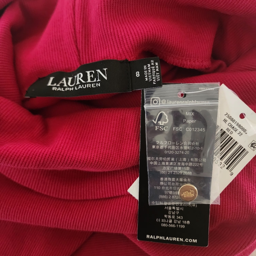 š„Ralph Lauren | Cotton-Blend Turtleneck Dress - Picture 11 of 12